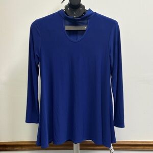 Elegant Blue Women's Top